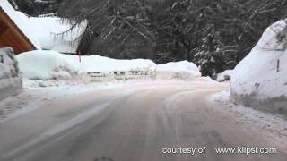 SNOW CRANSMONTANA NEIGE VALAIS WALLIS SWITZERLAND 6 JAN 2012 [upl. by Yalc459]