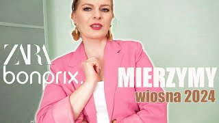 ZARA BONPRIX MIERZYMY TRENDY WIOSNA 2024 [upl. by Enitsua344]