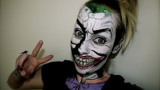 THE JOKER MAKEUP  COMIC STYLE [upl. by Cadman]