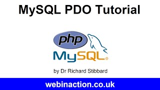 MySQL PDO Tutorial Lesson 1  Connection [upl. by Pilloff]