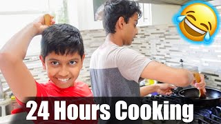 24 HOURS COOKING CHALLENGE 😜 🧑‍🍳  It was FUNNN  VelBros Tamil [upl. by Tandie]