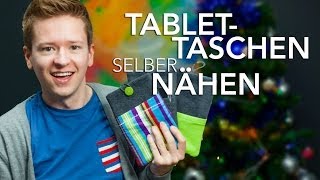 Tablet Hülle selber nähen  DIYSunday [upl. by Anatlus177]