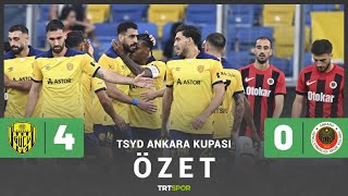 57 TSYD Ankara Kupası  MKE Ankaragücü  Gençlerbirliği Özet [upl. by Mitzi]