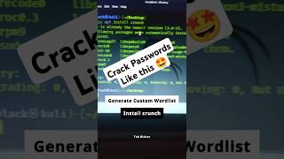 Generate Custom Wordlist 😻 wordlist crunch kalilinux cybersecurity ethicalhacking bengali [upl. by Eetnahs]