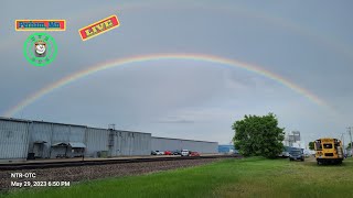 Perham MN Cam  BNSF Staples Sub  Northern Transcon Railcams  MP 1893 [upl. by Debo]