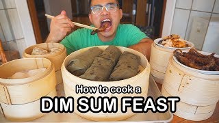 How to cook a DIM SUM FEAST [upl. by Hayidan796]