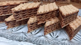 Najbrži recept za čokoladne oblatneSmjesa se kuha samo 10 minutaThe best chocolate wafers [upl. by Thibaut]