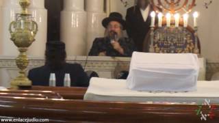 Plática del Rebbe de Biala a los noájidas en el Shul Álamos [upl. by Akihsat507]