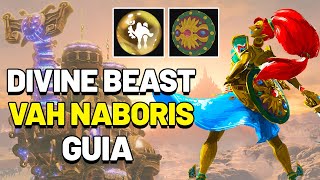 ZELDA BREATH OF THE WILD GUIA DIVINE BEAST VAH NABORIS  BOSS THUNDERBLIGHT GANON [upl. by Kcirrag736]