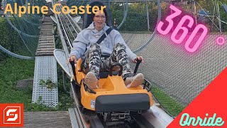 Landgraaf Snowworld Alpine Coaster  onride 360° 2023 SUB ENGNED [upl. by Tamanaha199]