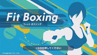 FitBoxing072再カウント 軽めの簡単なものを。録画機器エラーで一度止まってしまったため、再起動 [upl. by Glyn]