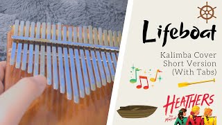 Lifeboat ⚓️ Heathers the Musical  SHORT VERSION Kalimba Cover with Tabs by xindify shorts [upl. by Doti631]