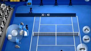 Stickman Tennis  Gameplay AppGemeinde [upl. by Etteyniv11]