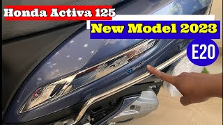 Honda Activa 125 HSmart E20 New Model 2023  On Road Price  Mileage  Honest Review [upl. by Cudlip959]