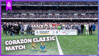 HIGHLIGHTS  Real Madrid Legends 01 FC Porto Vintage  Corazón Classic Match [upl. by Lyall]