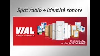 HABILLAGE SPOT RADIO  Identité sonore  quotVialquot Création [upl. by Bunder]