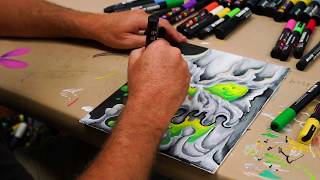 Get started with POSCA Paint Pens An art kit and online painting course with Drew Brophy [upl. by Mcmaster778]