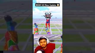 kinganbru reaction on Bgmi 33 new update😱🥵 bgmishorts bgminewupdate shortsfeed ytshorts shorts [upl. by Tichon]