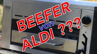 ALDI „BILLIGBEEFER“ BEEF MAKER  Der Große TEST — Klaus grillt [upl. by Suiratnauq]