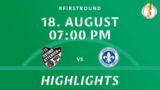 DFBPokal 202425 Round 1  FC Teutonia Ottensen vs SV Darmstadt 98  DFB Pokal Highlights [upl. by Fanya516]