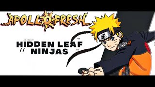 Apollo Fresh  Hidden Leaf ninjas feat YungManny NARUTO AMV LYRIC VIDEO [upl. by Gemperle]