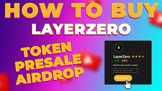 Layer Zero Presale Step by Step Layerzero Airdrop  new presale page is icolistxcom [upl. by Yeniar]