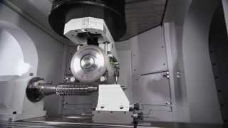 Haas Multigrind®  Grinding a Hob Cutter [upl. by Oregolac]