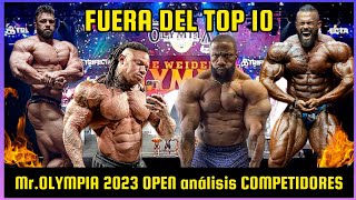 MROLYMPIA OPEN 2023 🏆 LISTA DEFINITIVA y ANÁLISIS COMPETIDORES 19 TÍOS [upl. by Nanerb908]