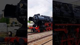 52 8195 beim Umsetzen in Buchloe trainspotting germany steamlocomotive train railway buchloe [upl. by Jaddo]