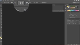 Activate 3d option in photoshop cs6 [upl. by Otti]