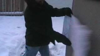 Breaking A Frozen TShirt  Minnesota Cold Part 5 [upl. by Anehsak]