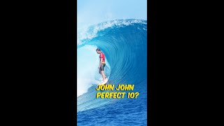 Can John John Score Perfect 10 in Teahupoo surf [upl. by Eolc]