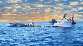 Massive Ship Sinks In The Gulf of Mexico [upl. by Aysan465]