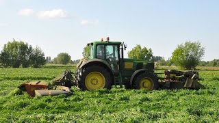 John Deere 6920S amp Vicon maaiers  Loonw Jurgen BaekeWillems [upl. by Ebby807]