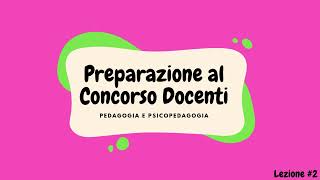 Preparazione al Concorso Docenti 2 [upl. by Shreve]