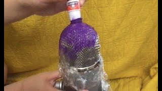 ASMR Glue Stick on Mic super tingly plastic wrap glue stick smearing glue wfingers NO TALKING [upl. by Cavit]