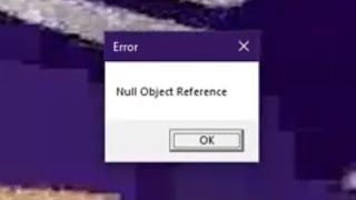 Null Object Reference [upl. by Ablasor]