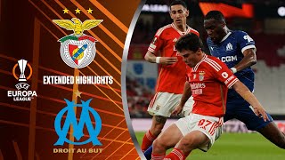 Benfica vs Marseille Extended Highlights  UEL QuarterFinals 1st Leg  CBS Sports Golazo [upl. by Menis156]