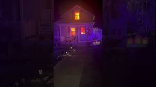 Halloween house fire decorations cause fire crews to show up in New York [upl. by Casabonne]