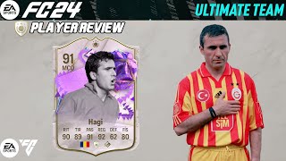 ⭐UNA CARTA IGUAL A ZICO⭐ HAGI 91 FUT BIRTHDAY REVIEW EA FC 24 [upl. by Gehman452]