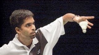 Highlights Badminton Peter Gade vs Pullela Gopichand 2001 All England 22 [upl. by Eleanora]