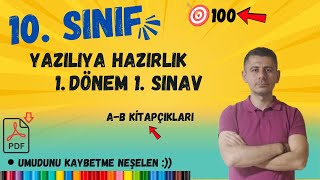 10Sınıf Kimya  1Dönem 1Yazılıya Hazırlık  Genel Tekrar 20242025 [upl. by Hsevahb]