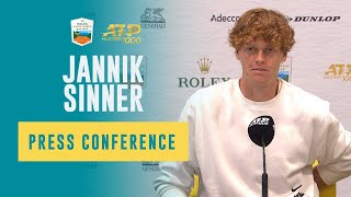 Jannik Sinner Press Conference After Defeating Holger Rune  Rolex Monte Carlo Masters 2024 [upl. by Buttaro]