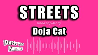 Doja Cat  Streets Karaoke Version [upl. by Lyrem]