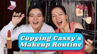 I tried out Cassys makeup routine 💄  Carmina Villarroel Vlogs 📹 [upl. by Ardelis405]