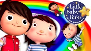 Rainbow Colors  Nursery Rhymes for Babies by LittleBabyBum  ABCs and 123s [upl. by Susejedesoj929]