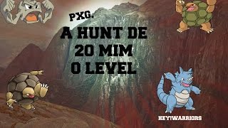 PokeXGames Hunt antes do level 150  20mim o level [upl. by Jaqitsch]