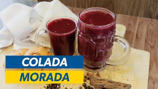 Cómo Hacer COLADA MORADA Receta Original 😛☕ [upl. by Nyrehtac]