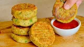 These eggplant patties are better than meat Simple and easy eggplant recipe Vegan [upl. by Eerac643]