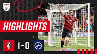 Moore bags yet AGAIN to round off season  AFC Bournemouth 10 Millwall [upl. by Ayrolg]